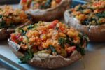Kale Stuffed Portobello Mushrooms 5
